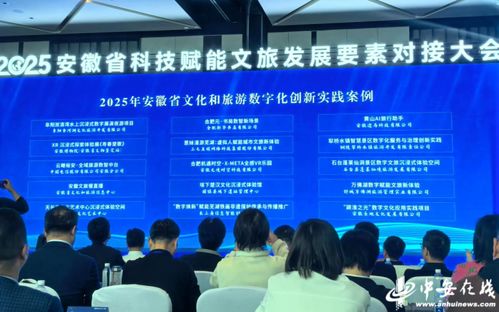 科技赋能 诗与远方 安徽文旅科技要素对接大会在合肥启幕，聚焦数字文化创意内容应用服务